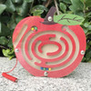 Children Puzzle Toy Wooden Magnetic Small Size New Apple Pattern Animal Maze