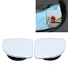 2 PCS ACP-005 Car Blind Spot Rear View Fix/360 Degree Angle Adjustable Wide Angle Mirror