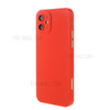 RURIHAI Full-Body Cell Phone Shell Cover Case Built-in Screen Protector for iPhone 12 mini 5.4 inch - Red