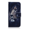 Lion Pattern Coloured Drawing Horizontal Flip Leather Case for Huawei Mate 20 Pro, with Holder & Card Slots & Wallet