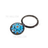 LGD Classic Floral Series Finger Ring Grip Holder Mounts for Mobile Phone - Black / Dark Blue