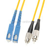 SC-FC Dual-Core Single Mode Fiber Optic Jumper, Length: 3m