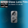 IMAK For Xiaomi 12 Lite 5G Camera Lens Protector HD Clear Tempered Glass Lens Film + Acrylic Lens Cap