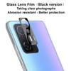 IMAK For Xiaomi 11T Pro 5G/11T 5G Well Protection Tempered Glass Camera Lens Protector HD Clear Scratch Resistant Lens Film (Black Version)