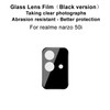IMAK For Realme Narzo 50i Camera Lens Protector Tempered Glass HD Clear Protective Film (Black Version)