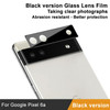 IMAK For Google Pixel 6a Camera Lens Protector Tempered Glass Wear-resistant Anti-scratch Bubble-free Film (Black Version)