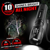 GearLight LED Flashlight Pack -2 Bright, Zoomable Tactical Flashlights with High Lumens and 5 Modes for Emergency and Outdoor Use -Camping Accessories -S1000