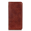 For Alcatel 1S 2020 Magnetic Crazy Horse Texture Horizontal Flip Leather Case with Holder & Card Slots & Wallet(Brown)