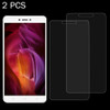 2 PCS for Xiaomi Redmi Note 4X 0.26mm 9H Surface Hardness Explosion-proof Tempered Glass Screen Film