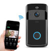 M4 720P Smart WIFI Ultra Low Power Video PIR Visual Doorbell with 3 Battery Slots, Support Mobile Phone Remote Monitoring & Night Vision & 166 Degree Wide-angle Camera Lens (Black)