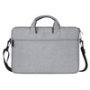 ST01S Waterproof Oxford Cloth Hidden Portable Strap One-shoulder Handbag for 14.1 inch Laptops(Light Grey)