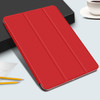 Horizontal Flip Ultra-thin Double-sided Clip Magnetic PU Leather Case for iPad Pro 11 inch (2018), with Three-folding Holder & Sleep / Wake-up Function(Red)