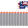 10 PCS 7.2cm EVA Soft Blaster Darts Bullets(Grey)