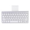 MC Saite 460BT 78 Keys Ultra-thin Mini Wireless Bluetooth Keyboard, Built-in Holder, Support Android / iOS / Windows System(Silver)