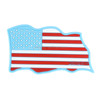 The USA Flag Pattern Car Phone Anti-Slip Mat, Size;21 x 12 x 0.5cm