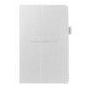 Litchi Texture Leather Case with Holder for Galaxy Tab E 9.6 / T560 / T561(White)