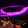 5 PCS Flow Style 45 LED 3528 SMD Waterproof Flexible Car Strip Light for Car Decoration, DC 12V, Length: 45cm