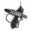 Free Hole Guitar Sound Pickup with Cable(Black)