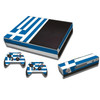 Greek Flag Pattern Decal Stickers for Xbox One Game Console