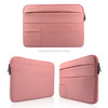 Universal Multiple Pockets Wearable Oxford Cloth Soft Portable Leisurely Laptop Tablet Bag, For 15.6 inch and Below Macbook, Samsung, Lenovo, Sony, DELL Alienware, CHUWI, ASUS, HP (Pink)