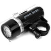 5 LED Water Resistant Bike Bicycle Head Light+ Rear Safety Flashlight