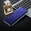 For Galaxy S9 PU Electroplating Mirror Horizontal Flip Leather Case with Holder(Purple)