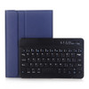 A05B Bluetooth 3.0 Ultra-thin ABS Detachable Bluetooth Keyboard Leather Case for iPad mini 5 / 4 / 3 / 2, with Holder(Dark Blue)