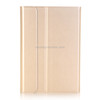 A05B Bluetooth 3.0 Ultra-thin ABS Detachable Bluetooth Keyboard Leather Case for iPad mini 5 / 4 / 3 / 2, with Holder(Gold)