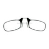 Ultra Thin High-definition Nose Resting Pocket Presbyopic Hypermetropic Reading Glasses, +2.00D(Black)