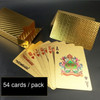 Creative Frosted Golden Tattice Back Texture Plastic From Vegas to Macau Playing Cards Texas Poker Novelty Collection Gift