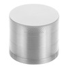 Mini 4-layer 40mm Zinc Alloy Herb Tobacco Cigarette Grinder (Silver)