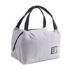 Portable Lunch Bag Thermal Insulated Lunch Box Tote Cooler Bag Bento Pouch Lunch Container School Food Storage Bags(Grey)