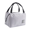 Portable Lunch Bag Thermal Insulated Lunch Box Tote Cooler Bag Bento Pouch Lunch Container School Food Storage Bags(Grey)