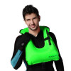 Adult Portable Snorkeling Buoyancy Inflatable Vest Life Jacket Swimming Equipment, Size:650*450mm (Green)