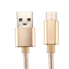 Knit Texture USB to USB-C / Type-C Data Sync Charging Cable, Cable Length: 2m, 3A Total Output, 2A Transfer Data, For Galaxy S8 & S8 + / LG G6 / Huawei P10 & P10 Plus / Oneplus 5 / Xiaomi Mi6 & Max 2 /and other Smartphones(Gold)