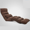 Modern sofa Bed Lounge Living Room reclining Chair Folding Adjustable Sleep Sofa(Coffee )