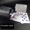 Creative Frosted Silver Tattice Back Texture Plastic From Vegas to Macau Playing Cards Texas Poker Novelty Collection Gift