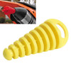 Motorcycle Exhaust Pipe Motocross Tailpipe PVC Air-bleeder Plug Exhaust Silencer Muffler Wash Plug Pipe Protector(YELLOW)