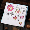 5 PCS Creative Cutout Beautiful Birthday Greeting Card(Wishes For)