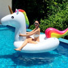 Inflatable Unicorn Shaped Floating Mat Swimming Ring, Inflated Size: 275 x 140 x 120cm