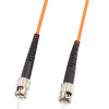 ST-ST Single-Core Multi Mode Fiber Optic Jumper, Length: 3m