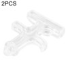 2 PCS Outdoor Emergency Strong Self-defense Personal Protection Security Tool Women Finger Stinger Drill(Transparent)
