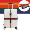 Cross Rainbow Elastic Telescopic Bag Bungee Luggage Packing Belt Travel Luggage Fixed Strap (Colour)