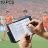 10 PCS Red Card Yellow Card Football Referee Card Sports Notebook With Pencil Referee Record Penalty Card
