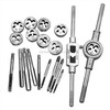 20 PCS Multi-specification Tap and Die Combination Set Hand Metric Wire Tapping Wrench Winch