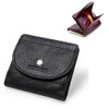 Genuine Leather Women Wallet Fashion Coin Purse  Lady Money Bag  Mini Clutch(Black)