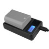 Digital LCD Display Battery Charger with USB Port for Sony NP-FZ100 Battery, Compatible with Sony A9 (ILCE-9)