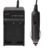 Digital Camera Battery Car Charger for FUJI FNP-W126(Black)