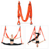 6 Handles Bodybuilding Handstand Inelasticity Aerial Yoga Hammock(Orange)