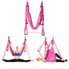 6 Handles Bodybuilding Handstand Inelasticity Aerial Yoga Hammock(Pink)